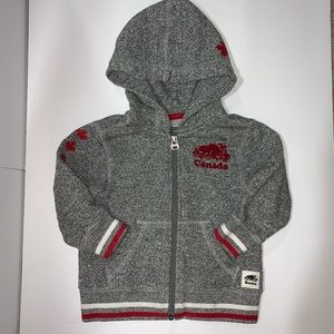 Roots Baby Salt and Pepper Hooded Sweatshirt